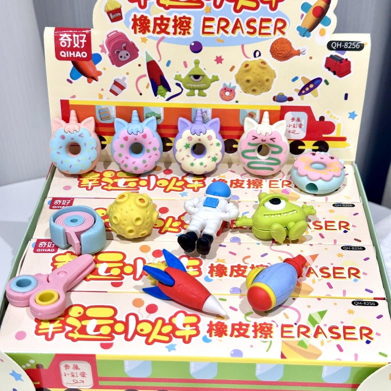 Blind Train Box Eraser