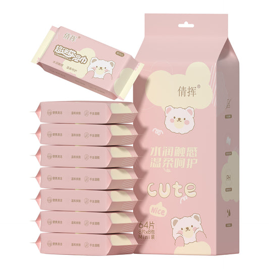 Kawaii Wet Tissue (8mini packs)