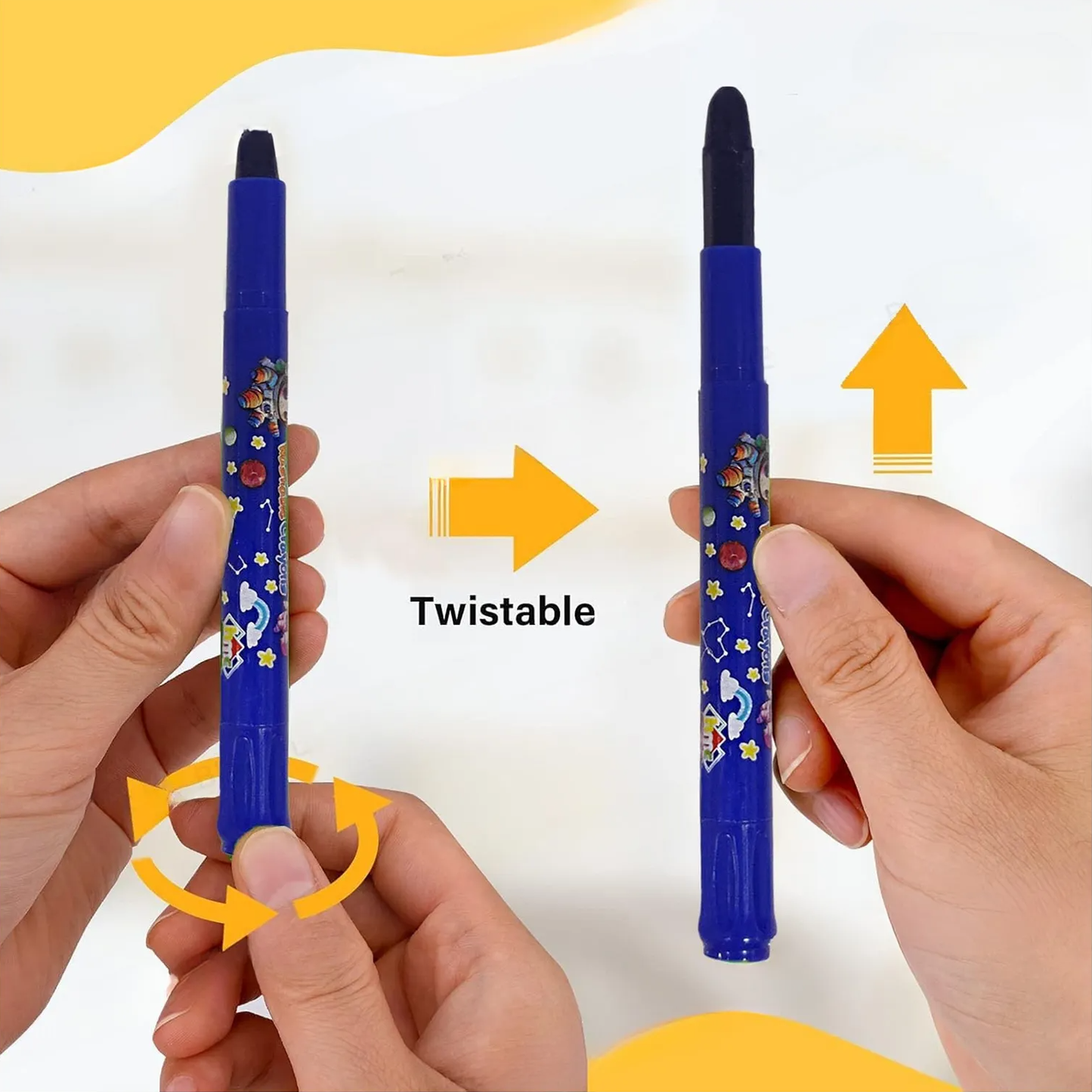 Washable Crayon 24 Pcs Set