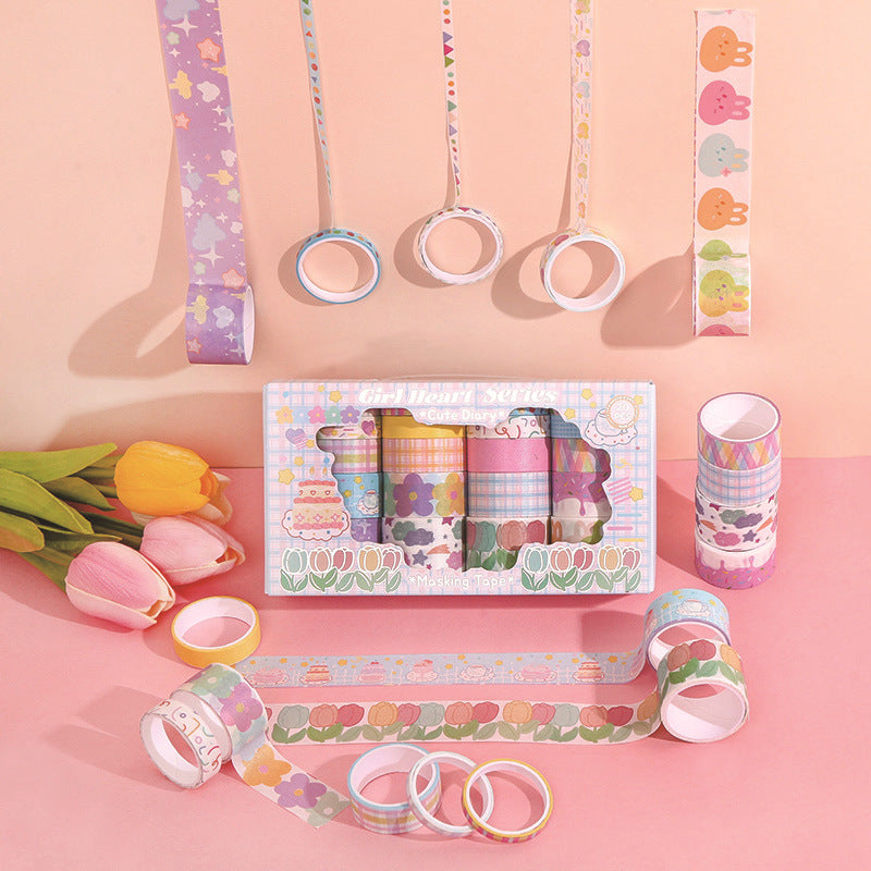 Kawaii and Vintage Washitape 20pcs Box