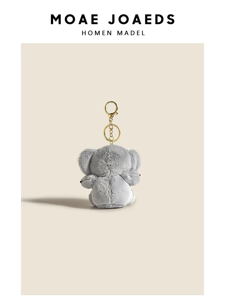 Kawaii Bear Plush Keychain