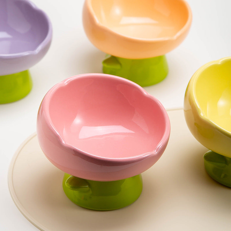 Tulip Cat Bowl