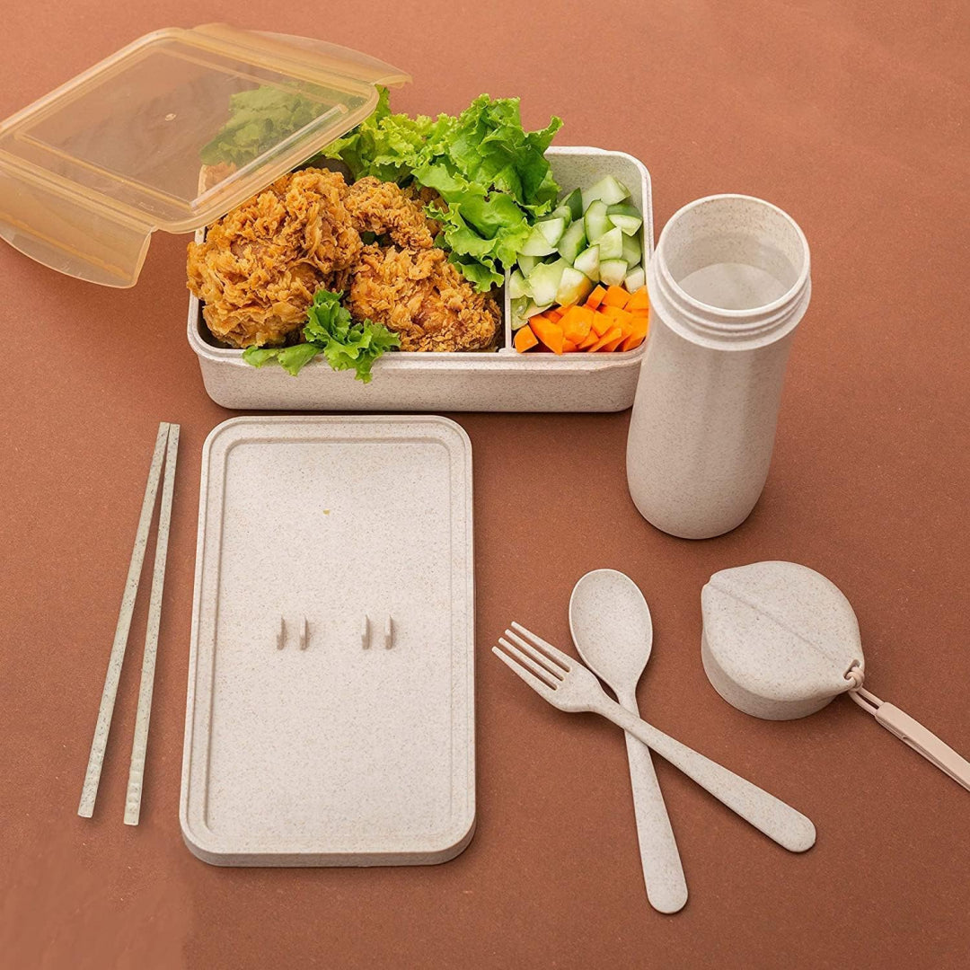 Dream Doodle Lunch Box (1100 Ml) and Water Bottle (450 Ml) with Lunch Bag -