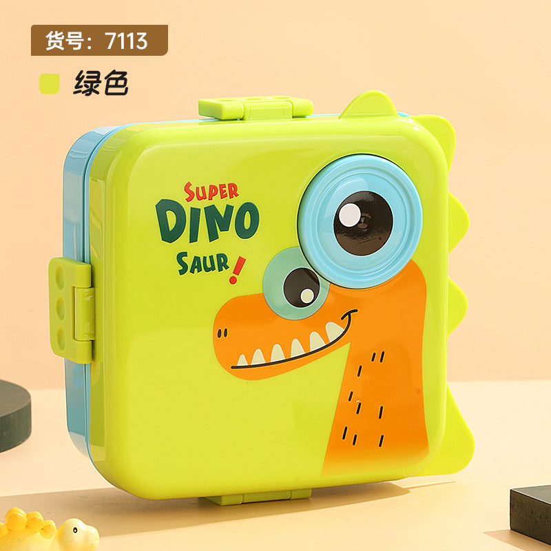 Dino Jumbo Stainless Steel Lunch Box