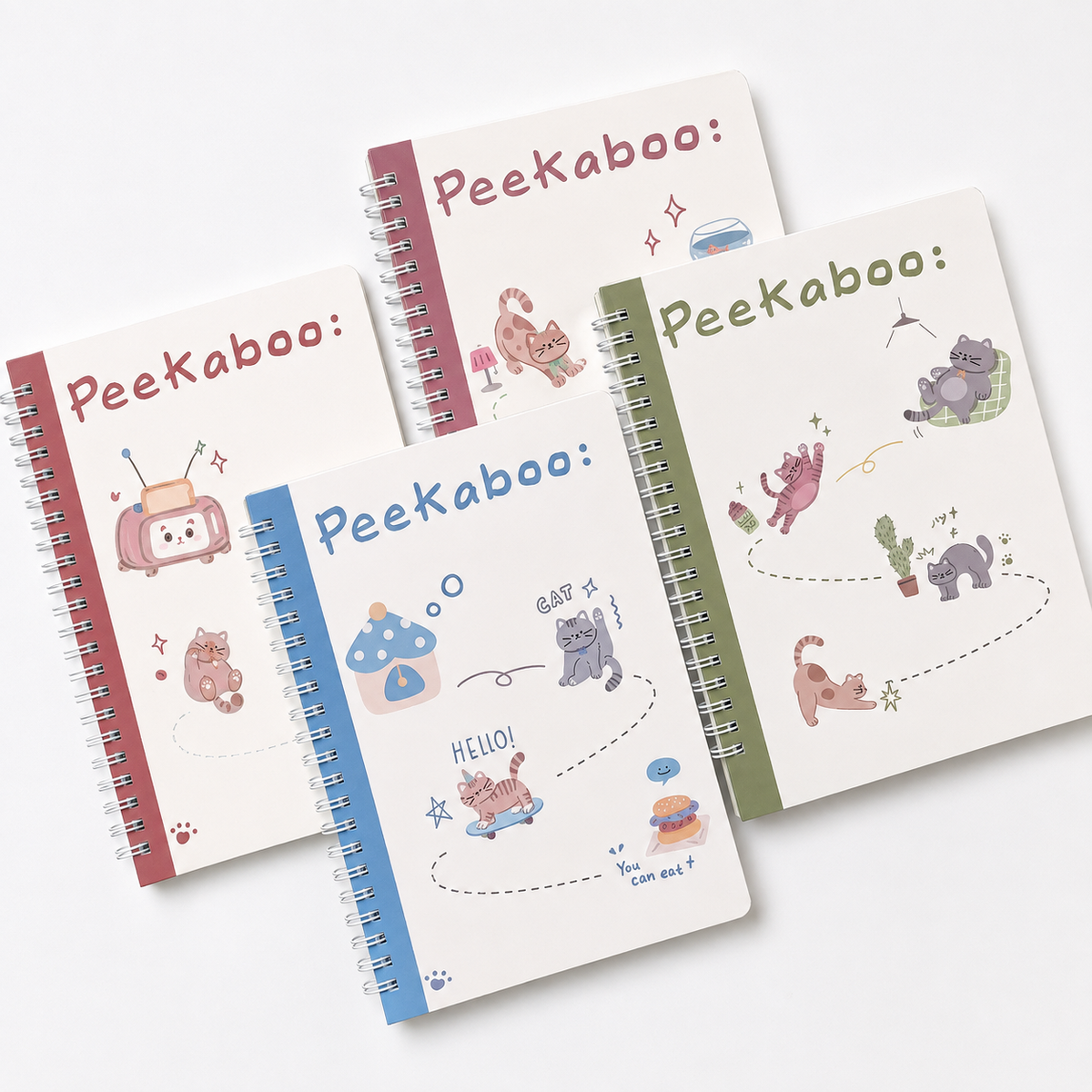 Peekaboo Spiral Notebook