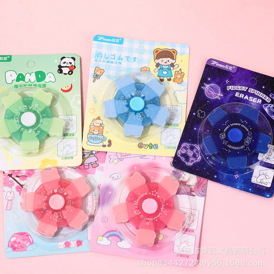 Unicorn Spinner Eraser