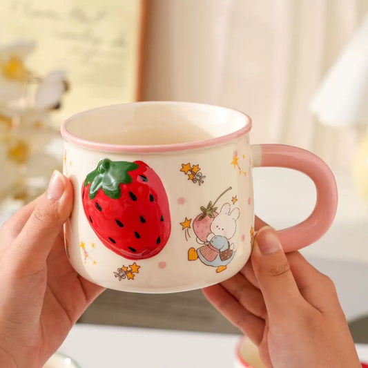 Strawberry Ceramic Mug