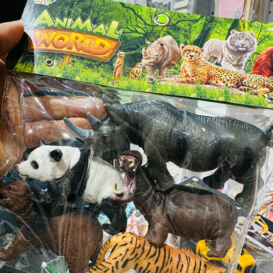 Animal World 6pcs Pack