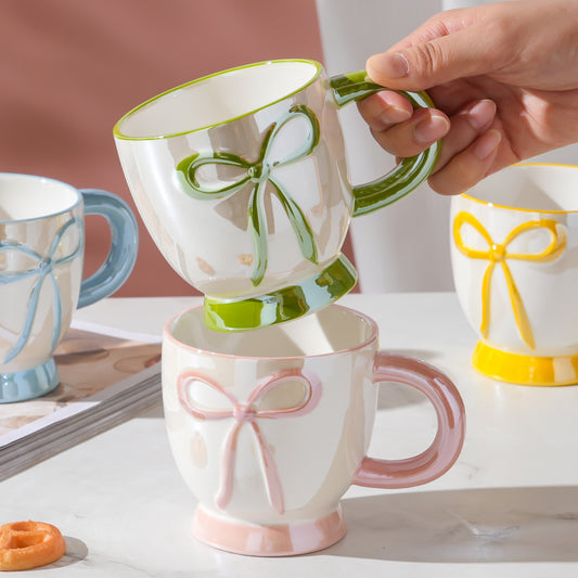 Pinteresty Bow Ceramic Mug