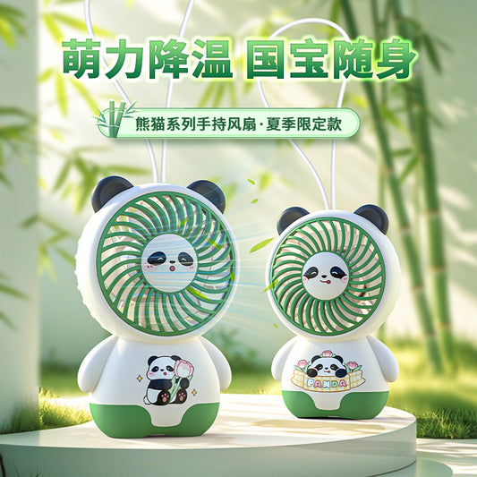 Panda Mini Keychain Fan