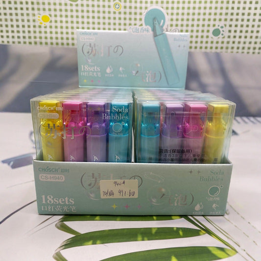 Soda Bubbles Pastel Highlighter