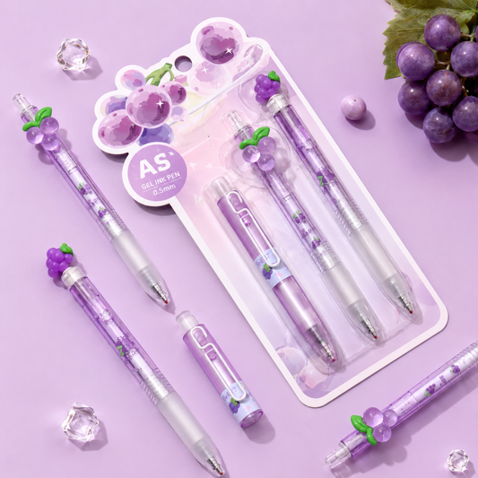 Crystal Grape Erasable Pen