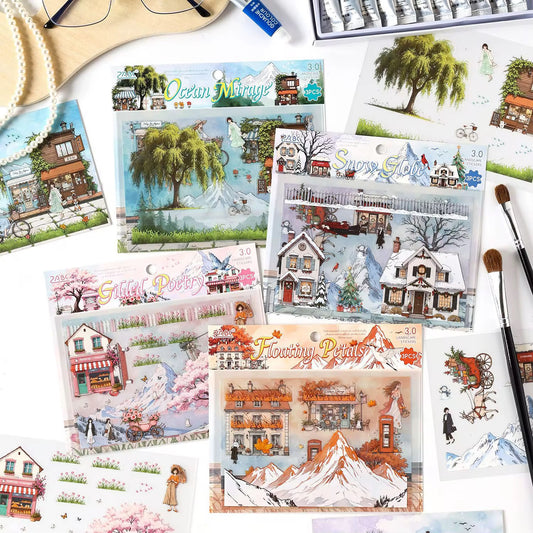 Post Card Pet Stickers