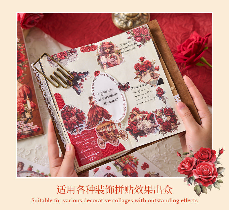 Victorian Vintage Sticker Book (24 Sheets Book)