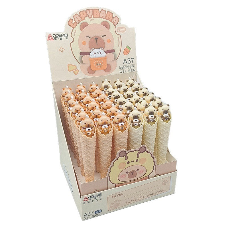 Capybara Ice Cream Pen