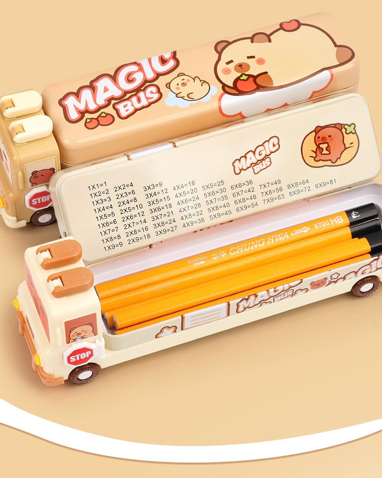 Capybara Bus Pencil box