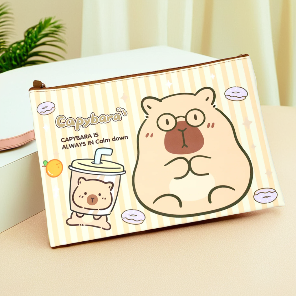 Capybara Pencil Case A4 size
