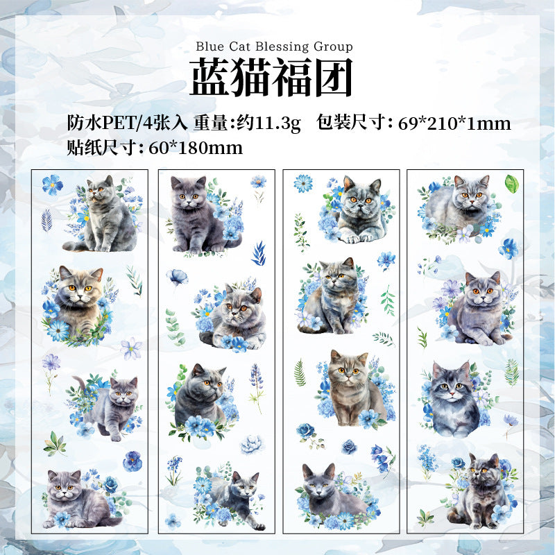 Kawaii Cat Journaling Stickers