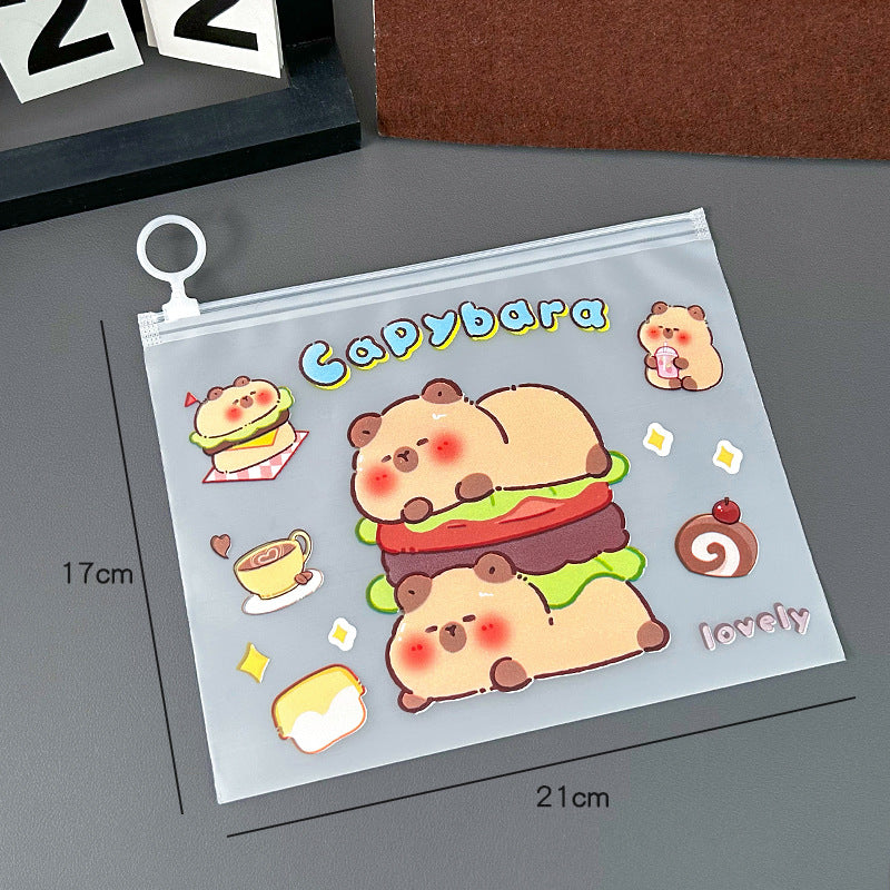 Capybara A4 Zip Folder
