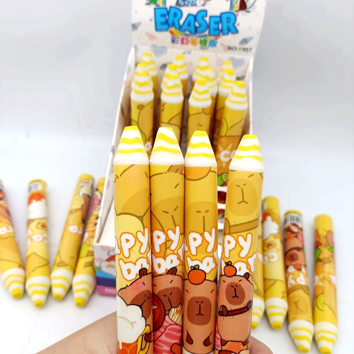 Capybara Pencil Shape Eraser