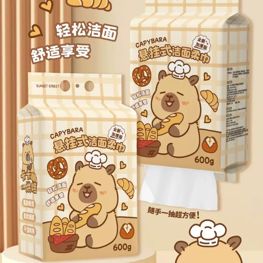 Capybara Face Tissue Pack
