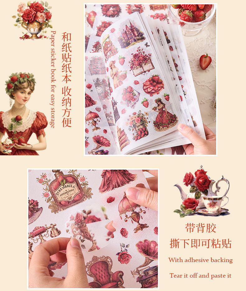 Victorian Vintage Sticker Book (24 Sheets Book)