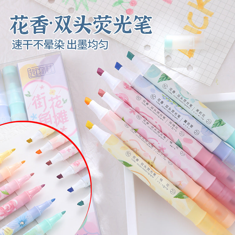 Fruit scented Highlighter set of 6pcs