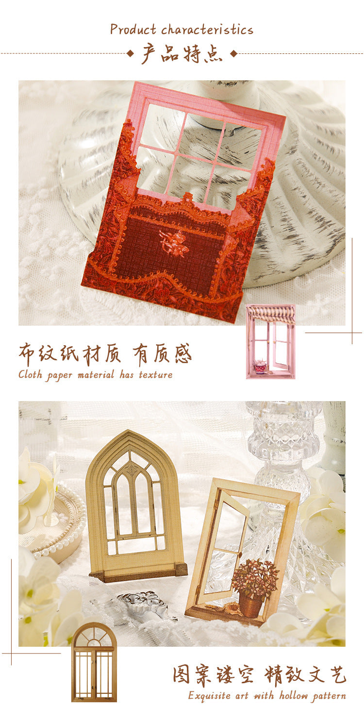 Vintage Window Of Frame Journal