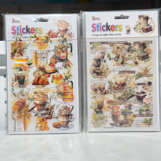 Aesthetic Coffee Deco Stickers