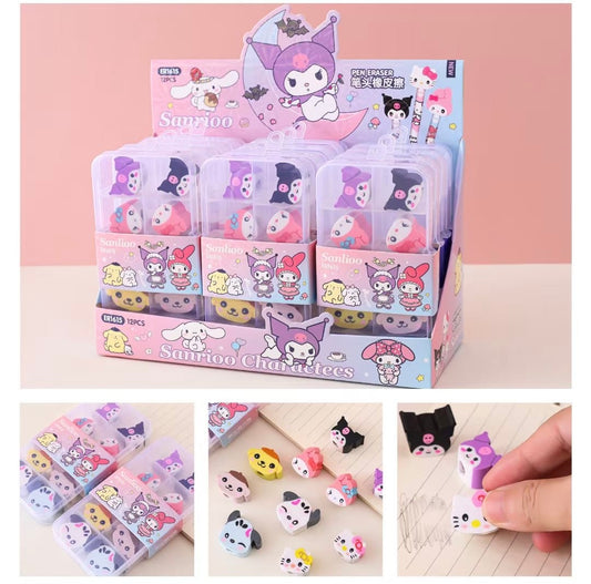 Sanrio Eraser 10pcs Box Pack
