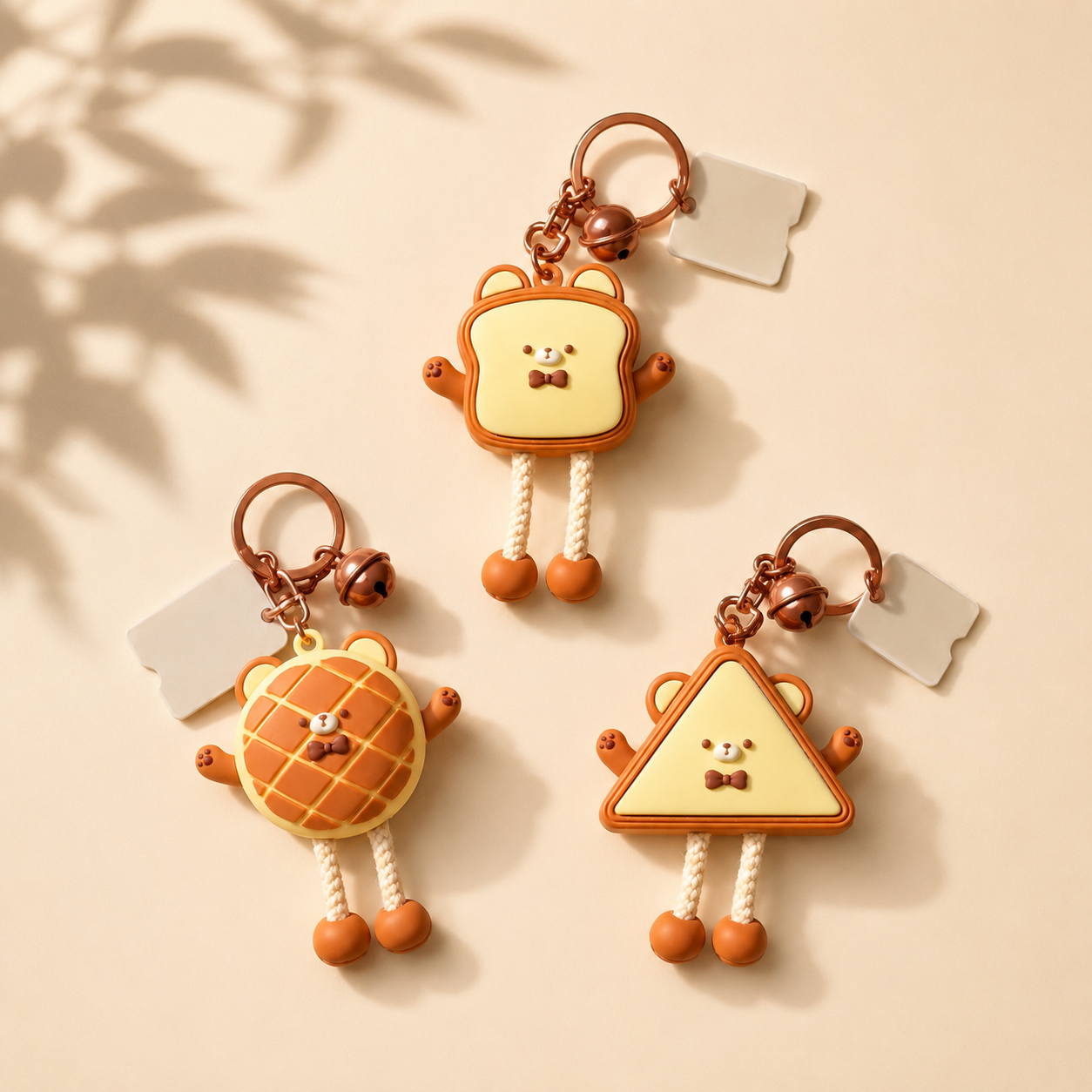 Kawaii Bread Keychain