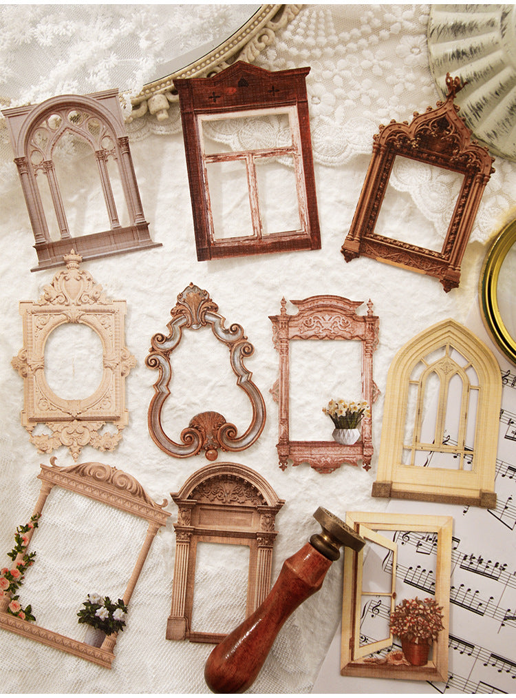 Vintage Window Of Frame Journal