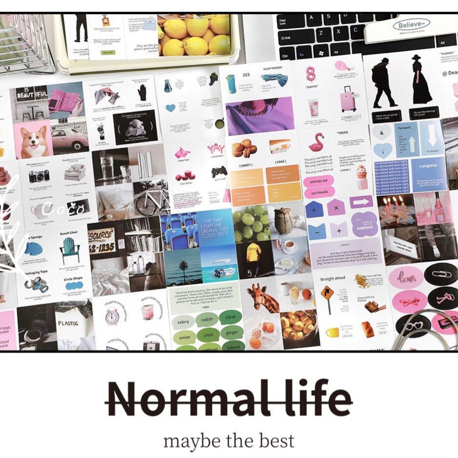 Everyday Journaling Deco Sticker(50 sheet in a pack)