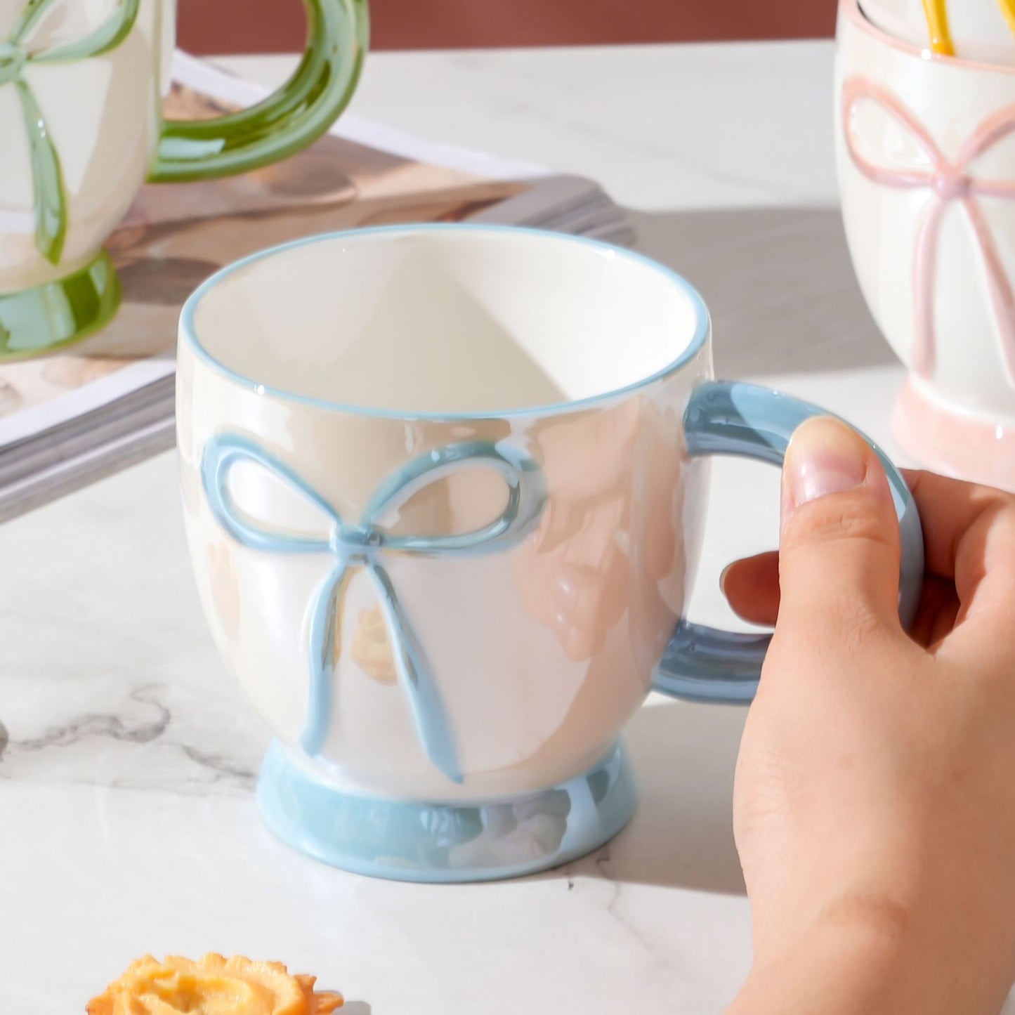 Pinteresty Bow Ceramic Mug