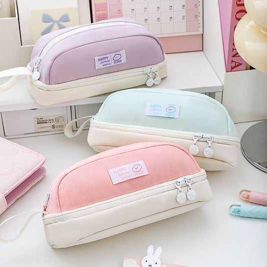 Macaron Large Capacity Pencil Case