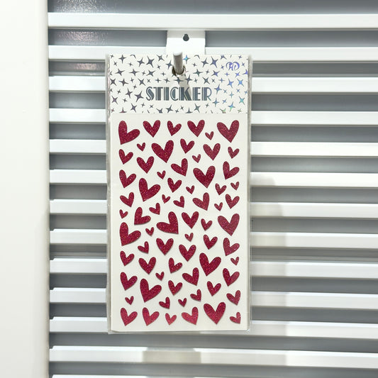 Heart Glitter Sticker