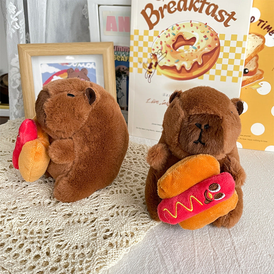 Capybara Plush Keychain