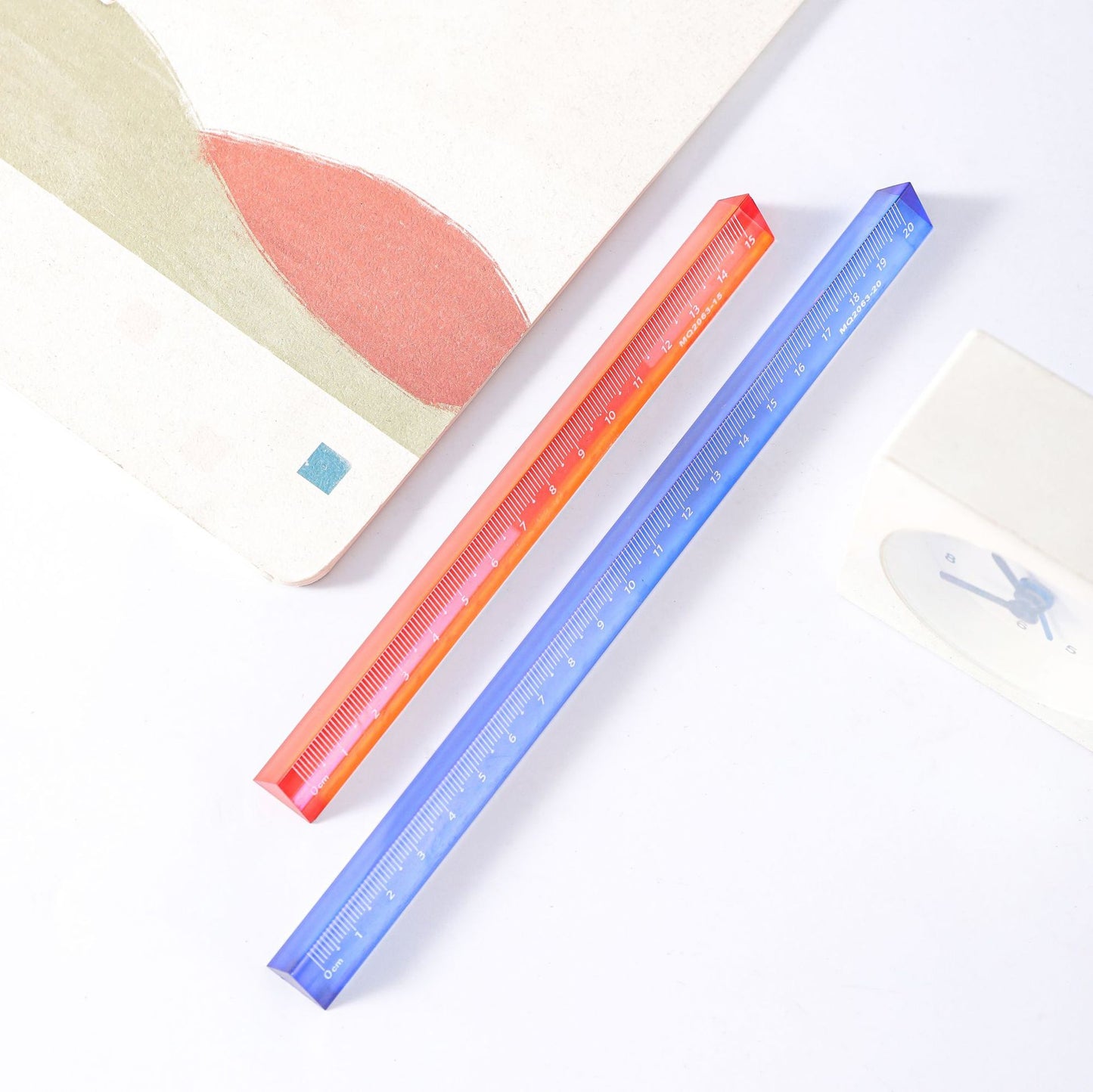 Triangle Crystal Ruler