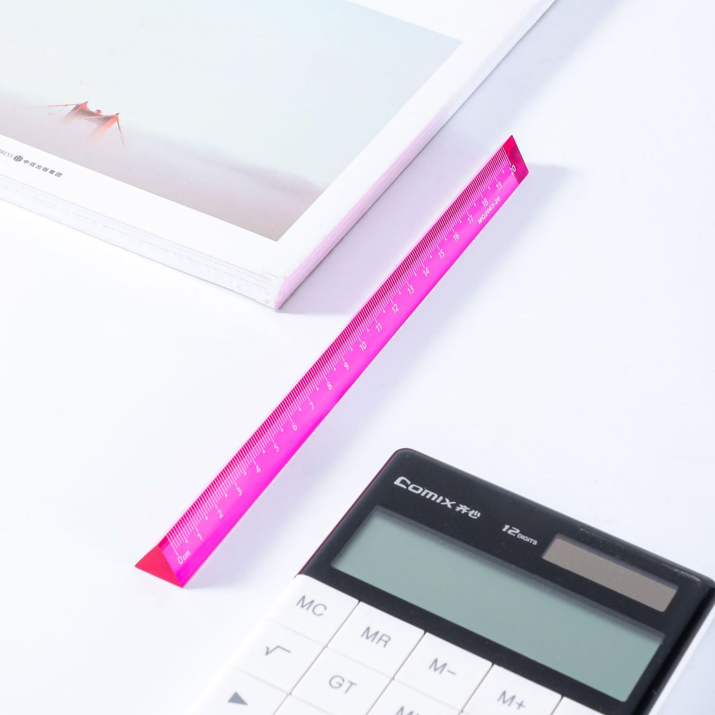 Triangle Crystal Ruler