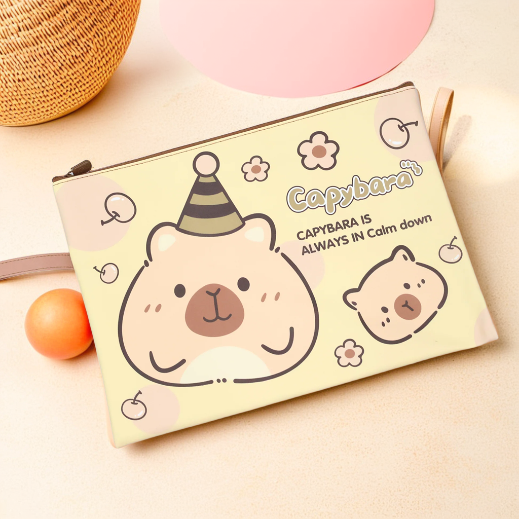 Capybara Pencil Case A4 size