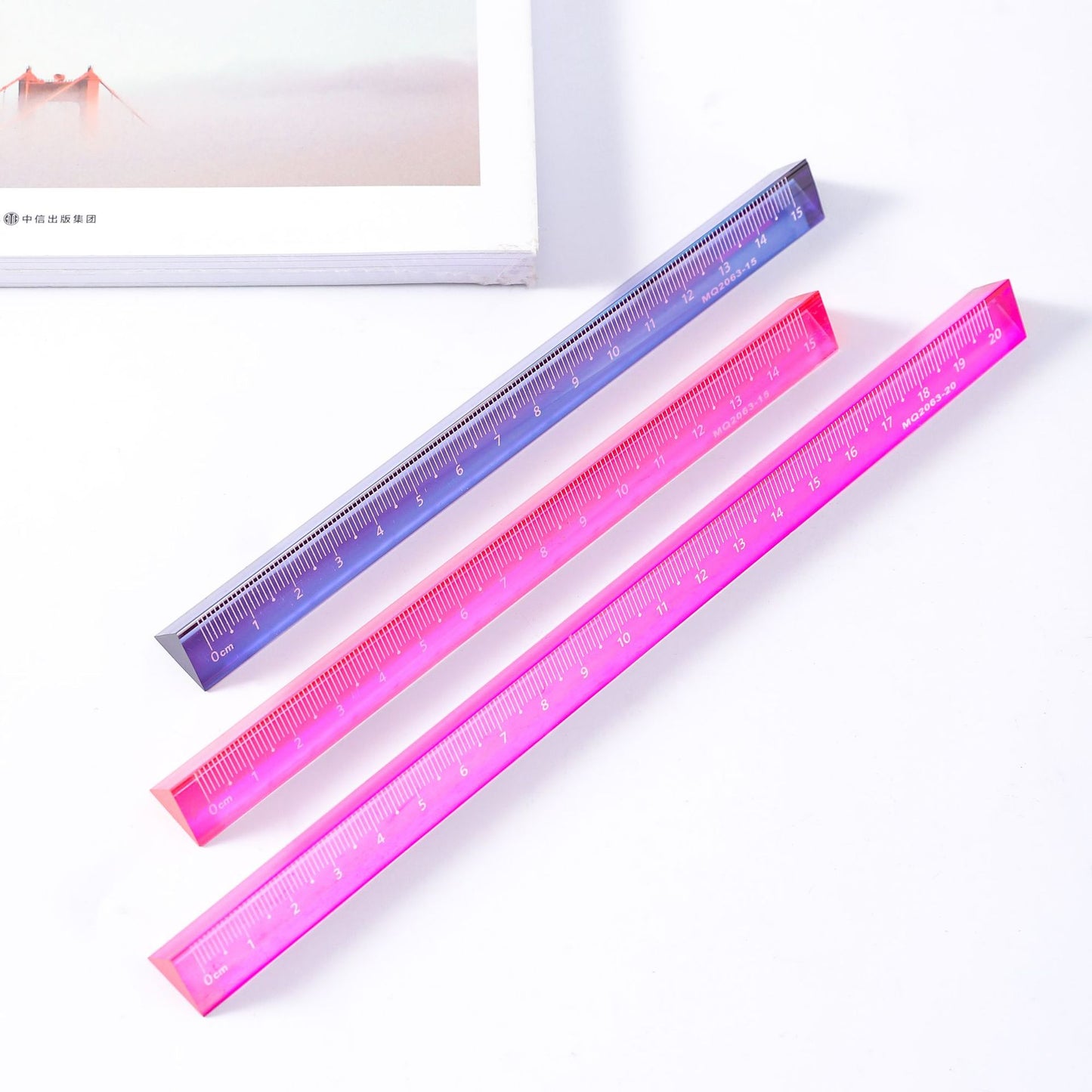 Triangle Crystal Ruler