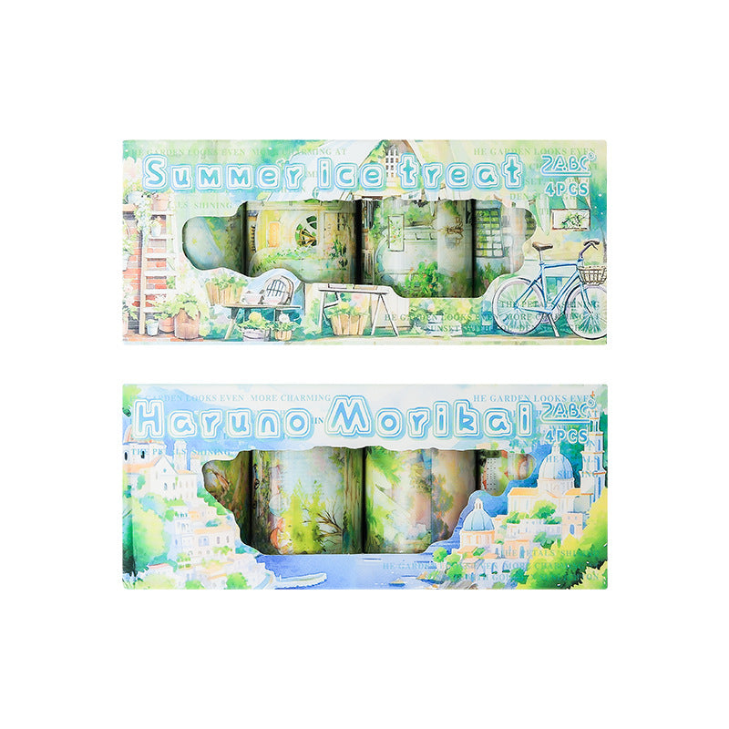 Summer Ice Treat Journaling Pet Washitape