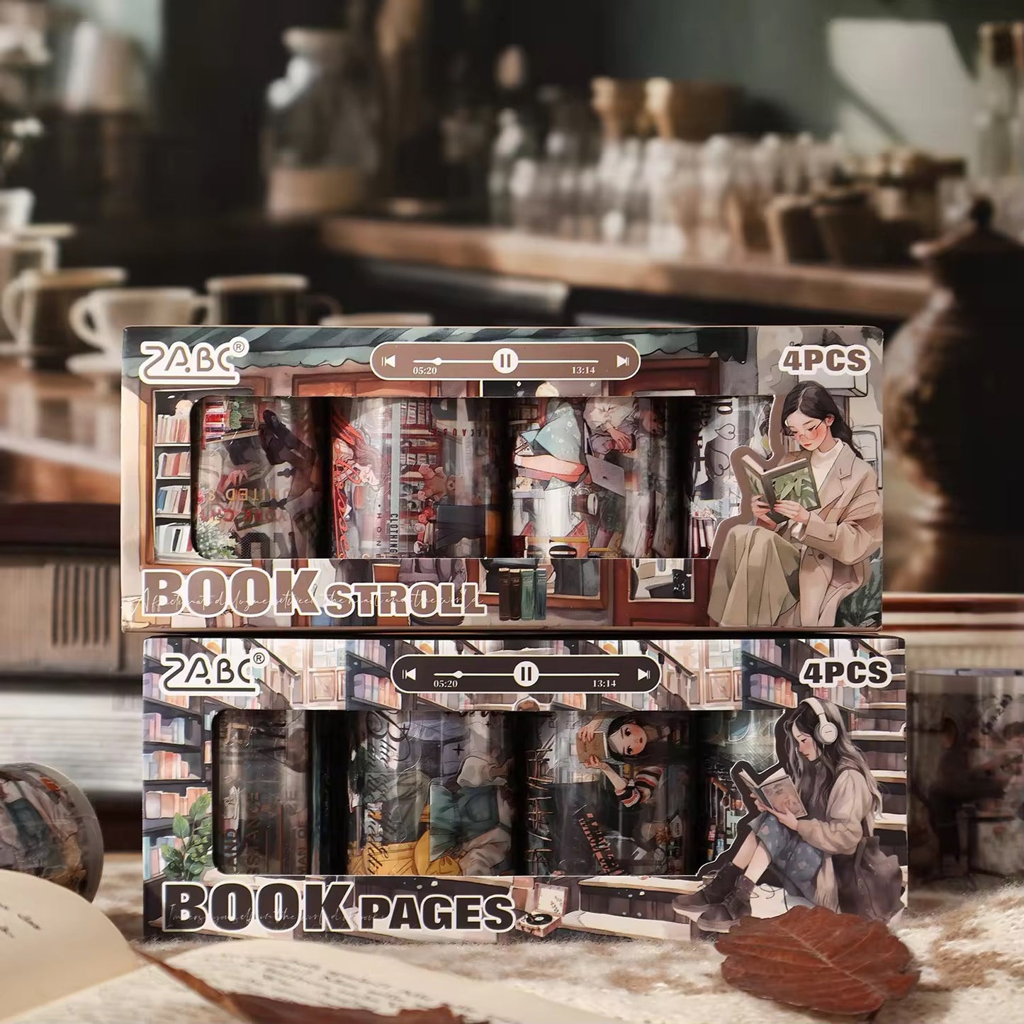 Book Stroll Aesthetic Pet Washitape Roll