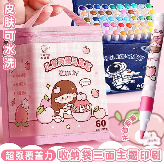 Premium Acrylic Marker 60pcs Bag