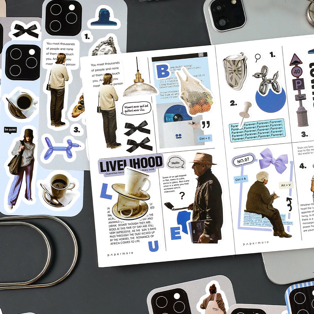 Phone Case Deco Journaling Stickers