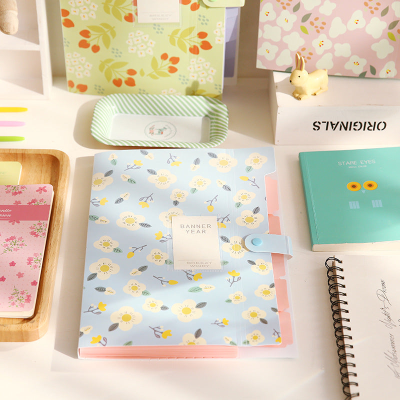 Floral File Folder