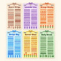 Kawaii Border Sticker Sheets
