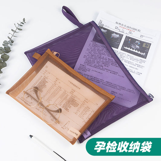 Transparent Mesh Pencil Case