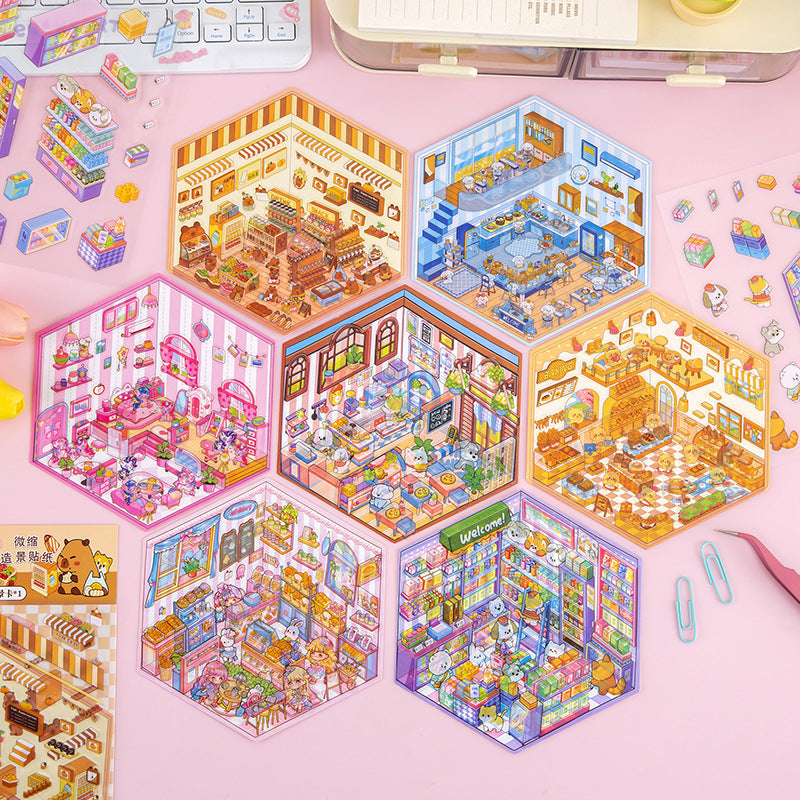 Landscape 3D Sticker