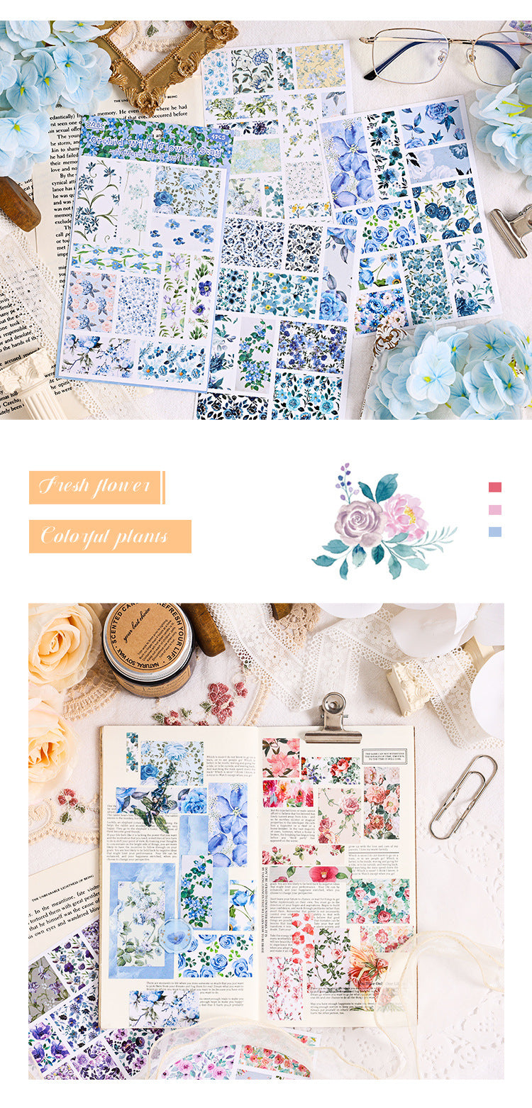 Flowers Smell The Twilight Journal Stickers (4pcs Set)